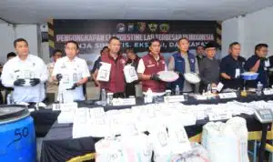 Bareskrim Polri Ungkap Pabrik Narkoba Berkedok Kantor EO di Malang