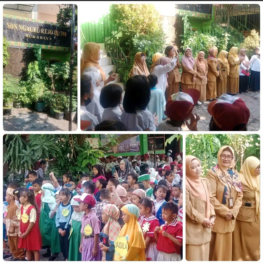 Tahun Ajaran Baru, SDN Ngagel Rejo 3 Dipenuhi Canda Tawa