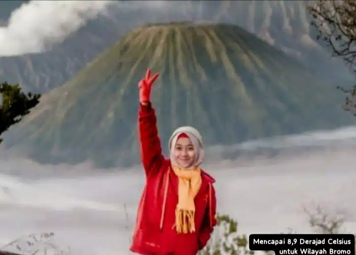 Fenomena Bediding di Jatim Mencapai 8,9 Derajad Celsius Wilayah Bromo Probolinggo