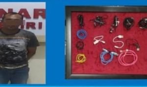 Polres Kediri Kota Tangkap Pelaku Pelemparan Narkoba ke Lapas Kelas IIA Kediri