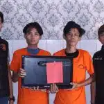Polsek Genteng Tangkap Duo Spesialis Pencuri TV dari Hotel RedDoorz