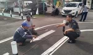 Satpas Colombo Permudah Ujian SIM C dengan Perbaikan Marka