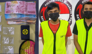 Ungkap Jaringan Narkotika, Satnarkoba Polrestabes Surabaya Tangkap Dua Pengedar Sabu