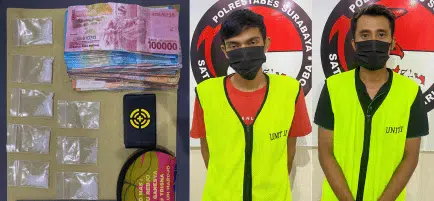 Ungkap Jaringan Narkotika, Satnarkoba Polrestabes Surabaya Tangkap Dua Pengedar Sabu