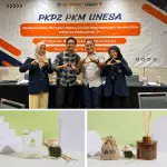 Mahasiswa UNESA Ciptakan Pengharum Ruangan Alami dari Daun Cincau dan Kayu Manis