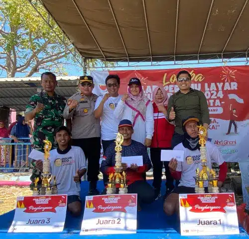 Meriahkan HUT RI ke 79, KUB Nelayan Sukolilo Baru Gelar Lomba Perahu Layar