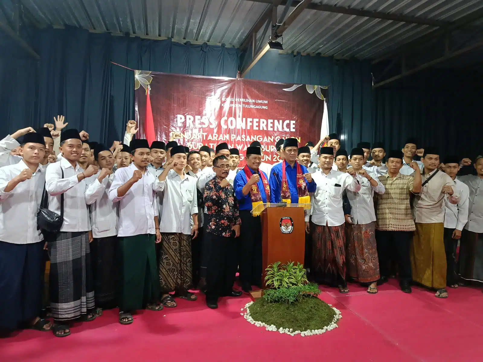 Santoso dan KH. Samsul Umam Maju Pilkada Kabupaten Tulungagung 2024-2029