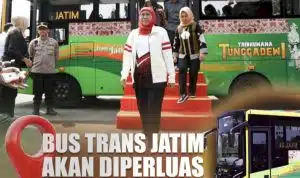 Bus Trans Jatim, Jelang HUT RI Pj Gubernur Launching Koridor IV Gresik – Lamongan