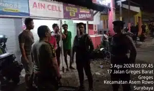 Respon cepat Polres Tanjung Perak Amankan Diduga Pelaku Pencurian Dari Amukan Warga