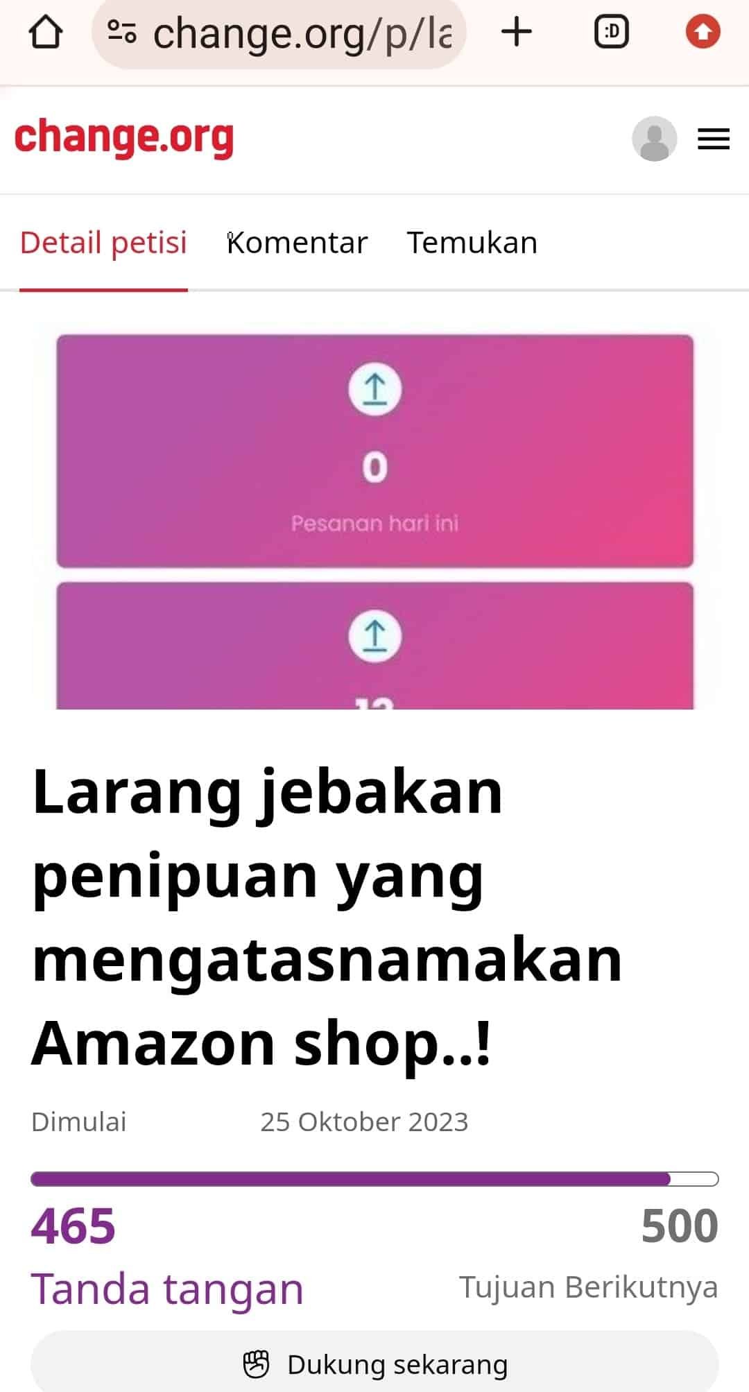 korban Amazon fedex Mendatangi Mabes Polri Untuk Menyampaikan Tuntutan