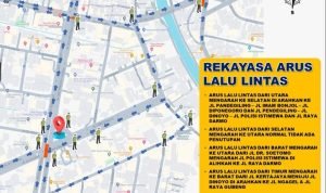 Begini Rekayasa Lalu Lintas Saat Upacara Hari Juang Polri di Surabaya