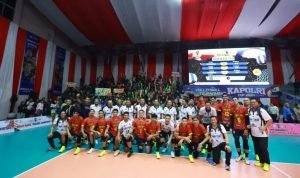 Bermain Sempurna Tim Voli Putra dan Putri Polda Jatim Juara Zona 4 Kapolri Cup 2024
