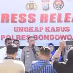Polres Bondowoso Berhasil Amankan Tersangka Jual Beli Senjata Api Ilegal Secara Online