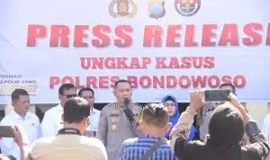 Polres Bondowoso Berhasil Amankan Tersangka Jual Beli Senjata Api Ilegal Secara Online