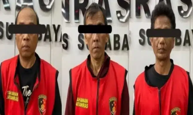 Polrestabes Surabaya Amankan Tiga Tersangka Pencurian Sepeda Motor, Terungkap Rantai Jual-Beli Curian