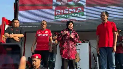 Senam SICITA, PDIP Surabaya Gaungkan Pilih Risma-Gus Hans dan Eri Cahyadi-Armuji