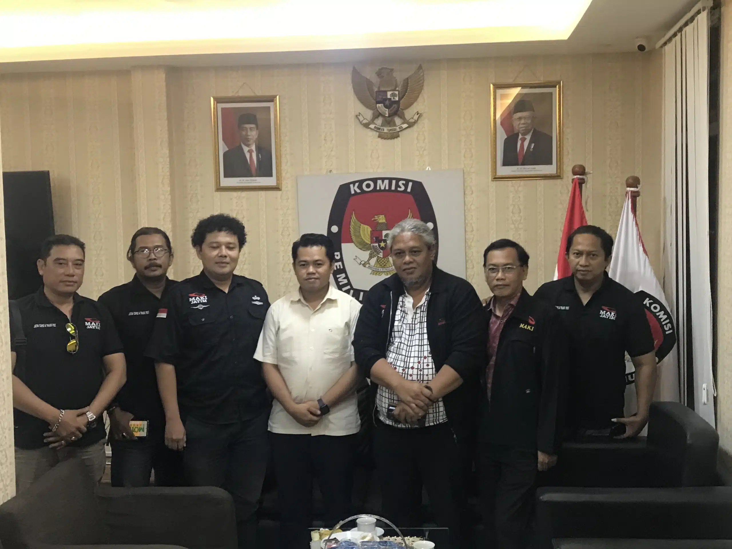 Setelah Bertemu KPU, MAKI Jatim Siap Gelorakan Kolom Kotak Kosong 5 Kab/Kota Di Pilkada 2024