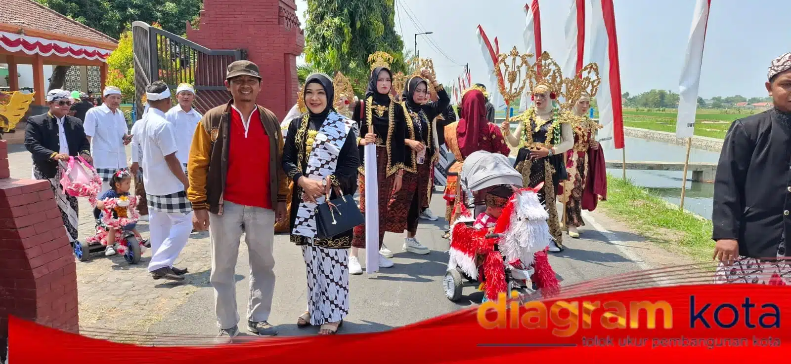 Peringatan HUT RI ke-79 di Desa Gamping Rowo: Karnaval Unik dan Penuh Semangat