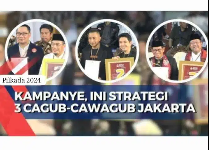 Tiga Paslon Gubernur dan Wakil  DKI Memulai Kampanye Damai Untuk Pilkada Jakarta 2024