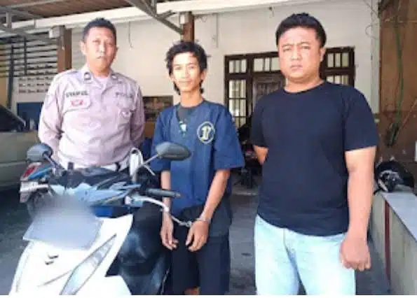 Polsek Kenjeran Berhasil Amankan Pelaku Curanmor, Satu Pelaku Masih Buron