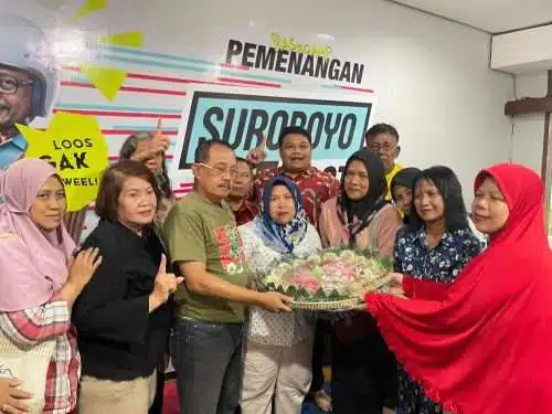 Puluhan Pedagang Kue Pasar Kembang Sepakat Menangkan Eri Armuji Di Pilwali Surabaya 2024