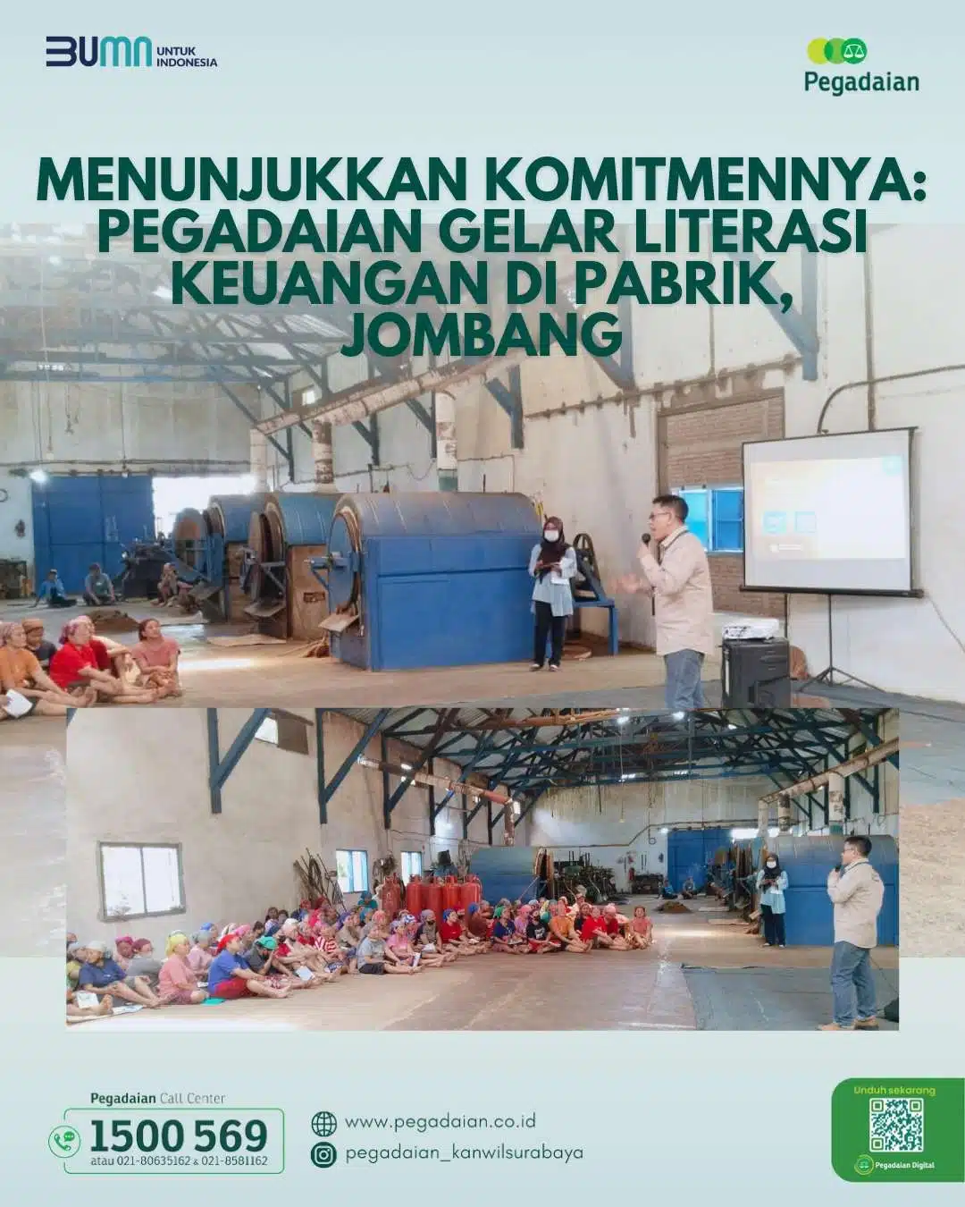 Pegadaian Dorong Literasi Keuangan di Jombang, Ratusan Warga Tertarik Investasi Emas