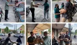 ‘Mengetuk Pintu Langit’, Pegadaian Kanwil XII Surabaya Sebar Bantuan Makanan di Jum’at Berkah