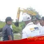 Sungai Dua Desa di Kecamatan Sukodono di normalisasi, Besok Giliran Sungai Pelayaran Tawangsari Taman 