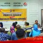 Polresta Sidoarjo Gelar Bakti Kesehatan Gratis bagi Wartawan dalam Rangka Hari Jadi Humas Polri ke-73