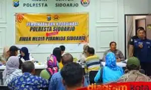 Polresta Sidoarjo Gelar Bakti Kesehatan Gratis bagi Wartawan dalam Rangka Hari Jadi Humas Polri ke-73