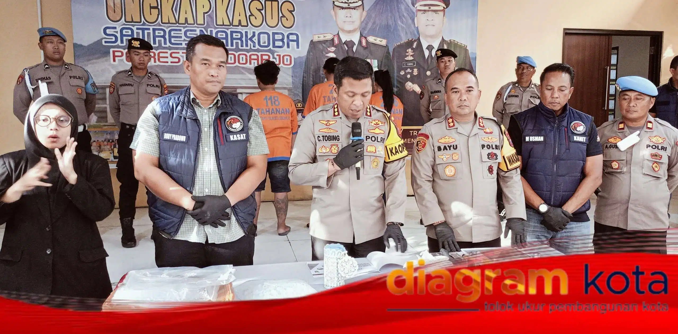 Modus Baru Jaringan Narkoba Malaysia: Dikemas dalam Alat Medis, Berhasil Digulung Polresta Sidoarjo