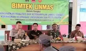 Desa Umbuldamar Kabupaten Blitar Menggelar Bimtek Peningkatan Kualitas Linmas di Pilkada 2024