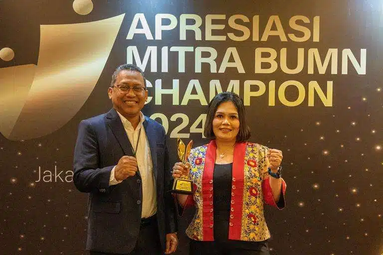 Agen Pegadaian Medan Hebat Raih Penghargaan di Ajang Mitra BUMN Champion 2024