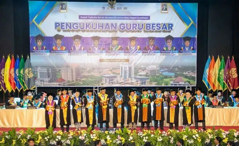 Sembilan Profesor Baru UNESA: Dorong Inovasi dan Pendidikan Berkelanjutan