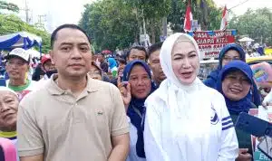 Senam Sehat Partai NasDem: Semangat Surabaya Hebat dan Jatim Berprestasi