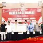 Polresta Sidoarjo Gelar Deklarasi Damai Pilkada 2024: Komitmen Bersama Wujudkan Pemilu Aman dan Kondusif