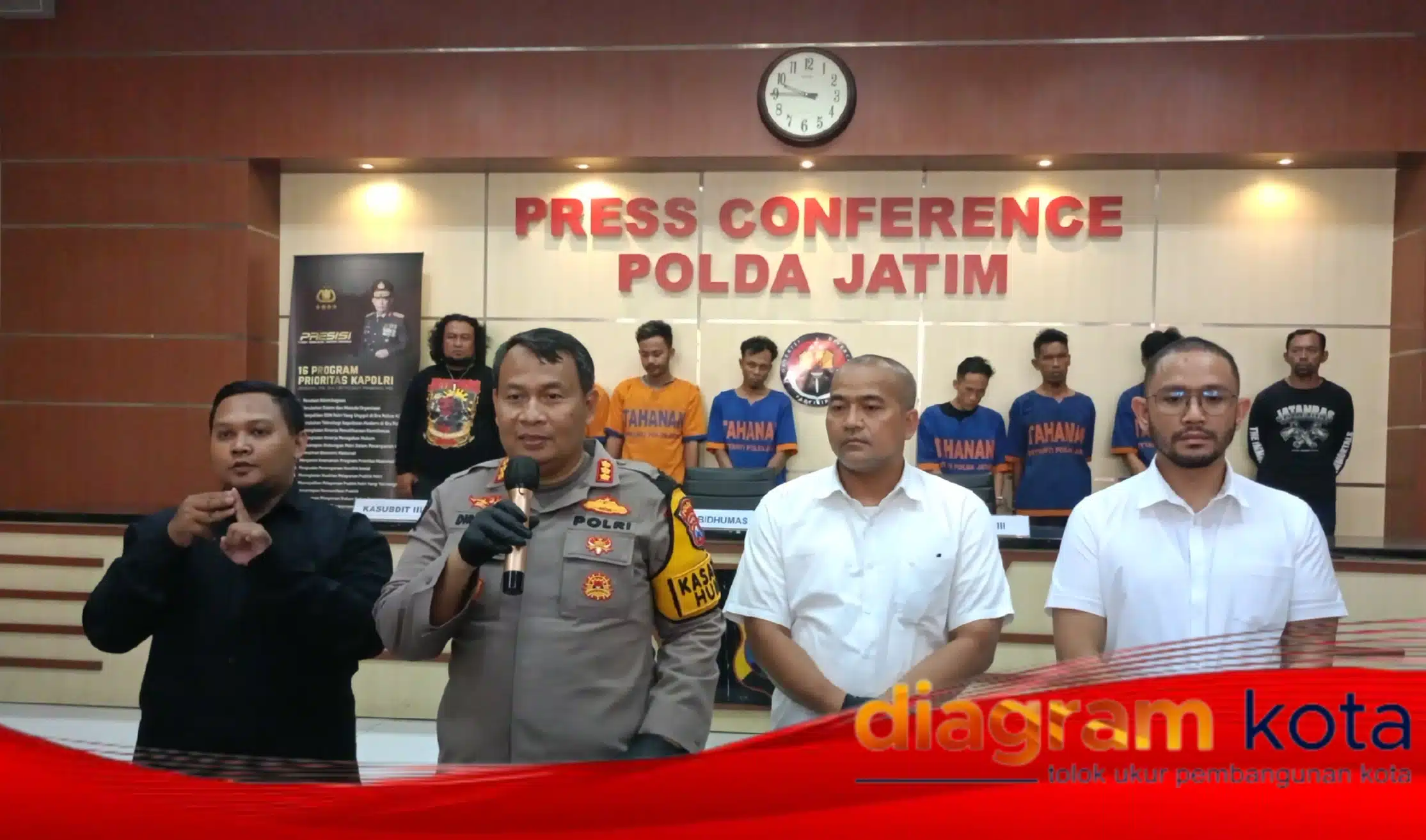 Polda Jatim Tangkap Tujuh Anggota Komplotan Curanmor, Satu Pelaku Tewas di Tempat