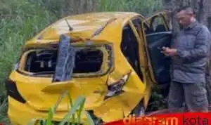Kecelakaan Lalu Lintas di Tanjakan Lorakan Mojokerto, Lima Korban Terluka