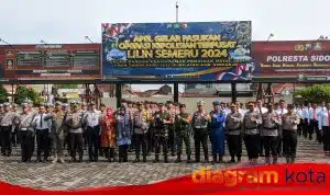 Polresta Sidoarjo Kerahkan 500 Personel untuk Operasi Lilin Semeru 2024, Pastikan Keamanan Nataru