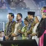 Hadiri Perayaan Natal Nasional, Presiden Prabowo Sampaikan Terima Kasih ke Kapolri & Panglima TNI
