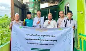 PT Pegadaian Serahkan Bantuan Sistem Air Bersih ke Pondok Manarul Quran Lumajang
