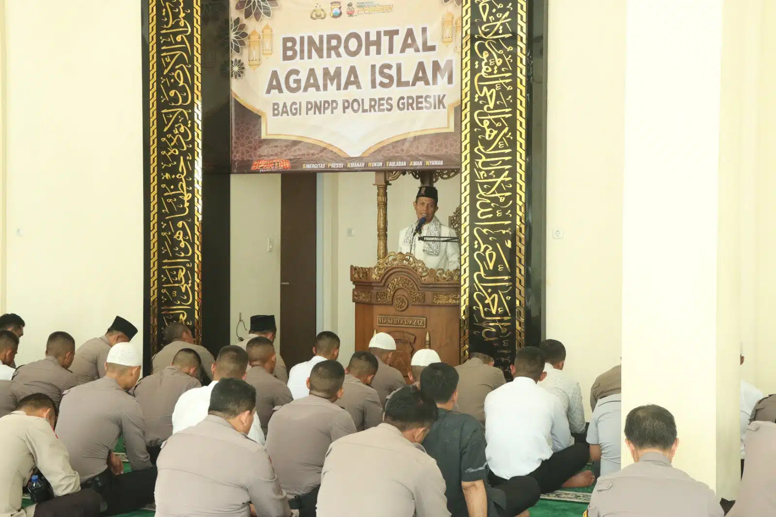 Polres Gresik Tingkatkan Keimanan dan Kebersamaan Sambut Bulan Rajab