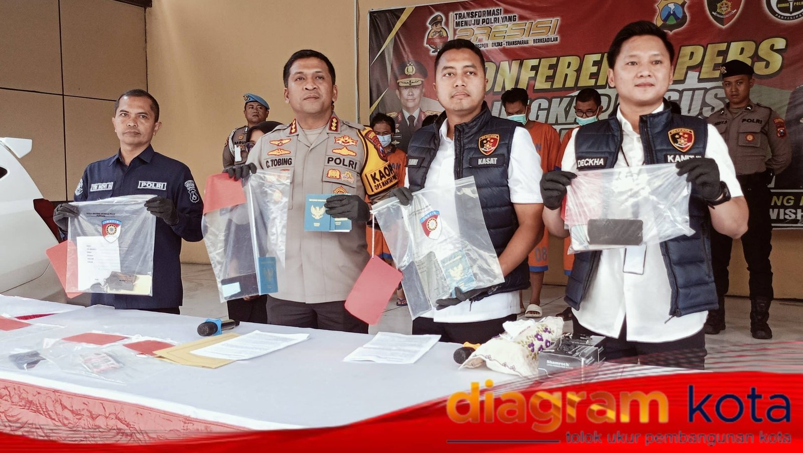 Polresta Sidoarjo Ungkap Kasus Pekerja Ilegal Indonesia, Enam Tersangka Diamankan