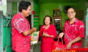 PSMTI Sidoarjo Peduli sesama bagi 100 Paket Sembako Menjelang Imlek
