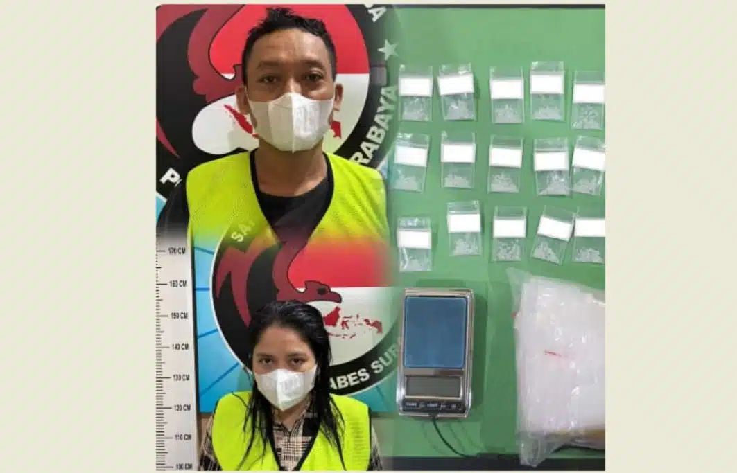 Pasutri Sidotopo Ditangkap, 20 Paket Sabu Diamankan 1 Pasutri Sidotopo Ditangkap, 20 Paket Sabu Diamankan