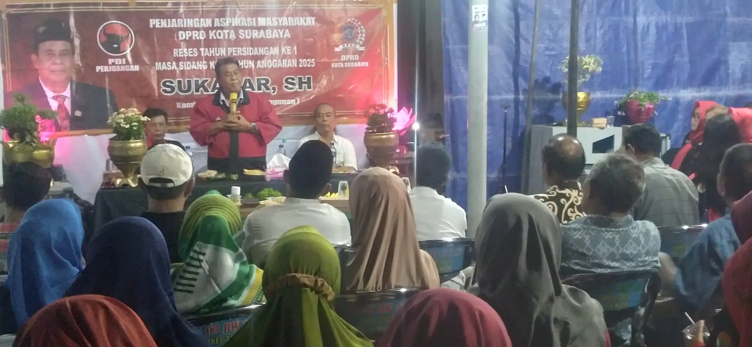 Jasmas Sukadar , Warga Petemon Barat Sambat Pembangunan Infrastruktur Dan Pendidikan