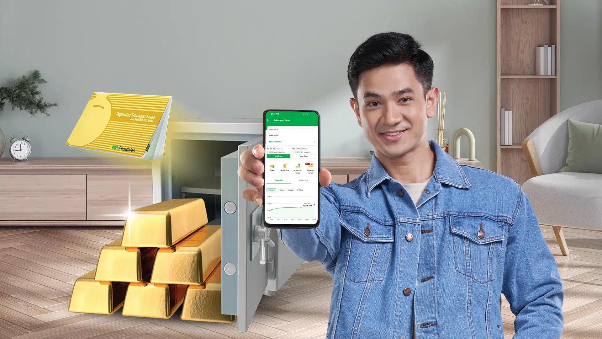Investasi Makin Mudah! Deposito Emas Pegadaian Kini Capai 118 Kg