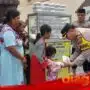 Pererat Hubungan dengan Warga, Polsek Taman Bagikan 100 Kotak Makanan di Jumat Berkah