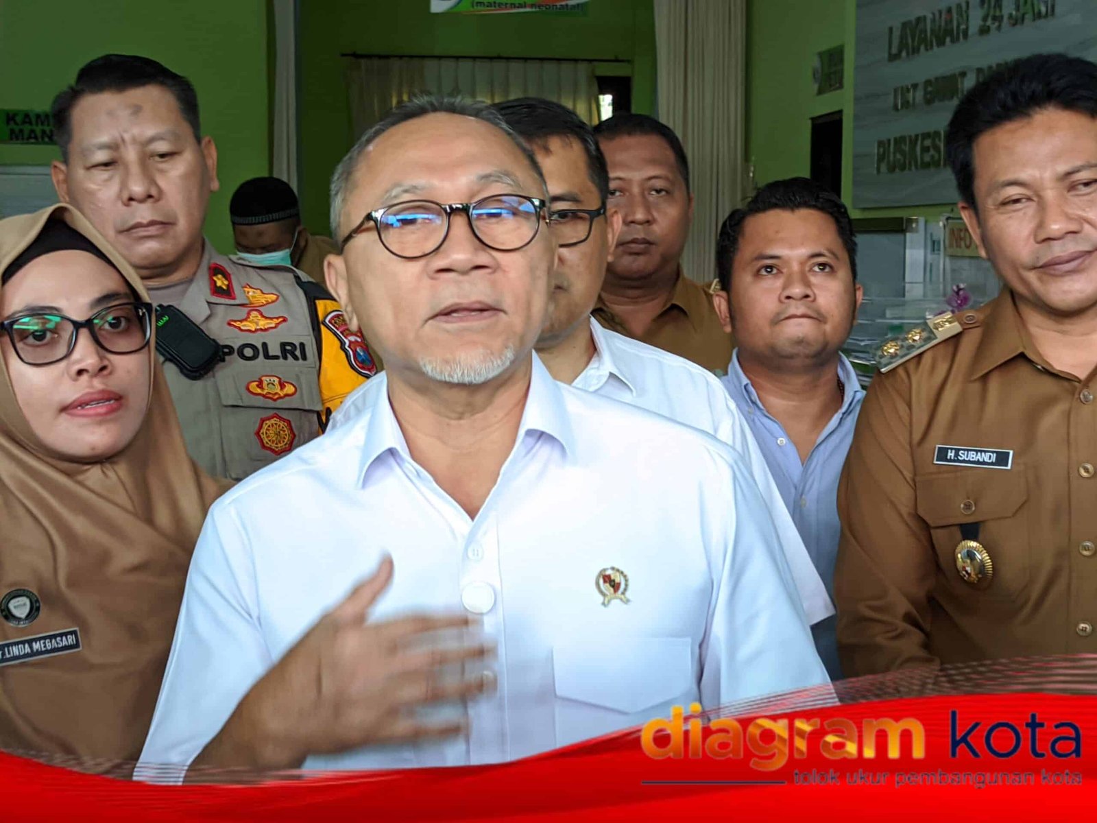 Menko Pangan Tinjau Program Cek Kesehatan Gratis di Sidoarjo