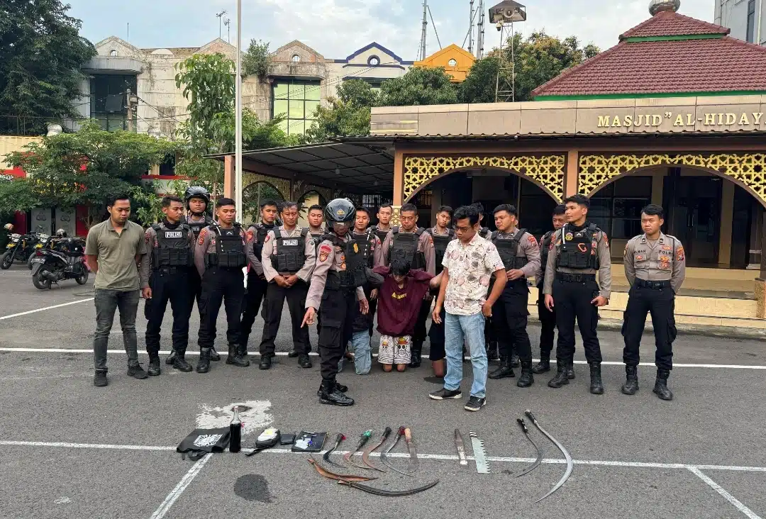 Tiga Anggota Gangster Allstar Diamankan Patroli Perintis Presisi Polres Pelabuhan Tanjung Perak